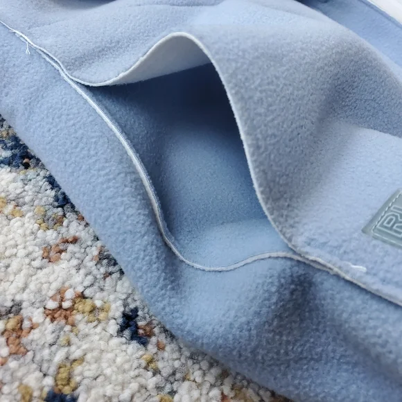 Lauren Ralph Lauren‎ light blue fleece jacket - Picture 3 of 4